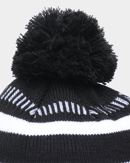 New Era Penrith Panthers NRL Kick Off 2022 Pom Wordmark Beanie Black