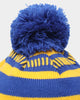 New Era Parramatta Eels NRL Kick Off 2022 Pom Wordmark Beanie Blue
