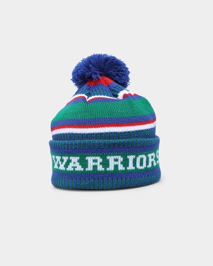 New Era New Zealand Warriors NRL Kick Off 2022 Pom Wordmark Beanie Green
