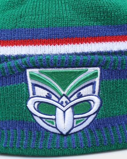 New Era New Zealand Warriors NRL Kick Off 2022 Pom Wordmark Beanie Green