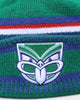 New Era New Zealand Warriors NRL Kick Off 2022 Pom Wordmark Beanie Green