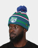 New Era New Zealand Warriors NRL Kick Off 2022 Pom Wordmark Beanie Green