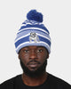 New Era Canterbury Bankstown Bulldogs NRL Kick Off 2022 Pom Wordmark Beanie Blue