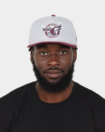 New Era Manly Warringah Sea Eagles NRL '22 Old Golfer Snapback Dark Purple