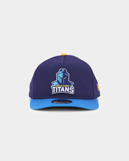 New Era Gold Coast Titans NRL '22 Old Golfer Snapback Medium Blue