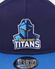 New Era Gold Coast Titans NRL '22 Old Golfer Snapback Medium Blue