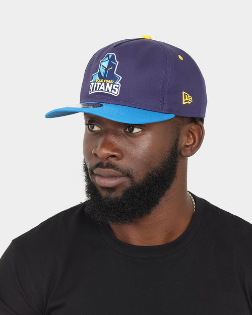 New Era Gold Coast Titans NRL '22 Old Golfer Snapback Medium Blue