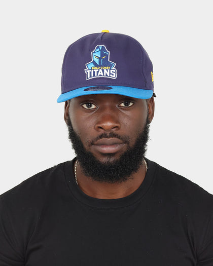 New Era Gold Coast Titans NRL '22 Old Golfer Snapback Medium Blue