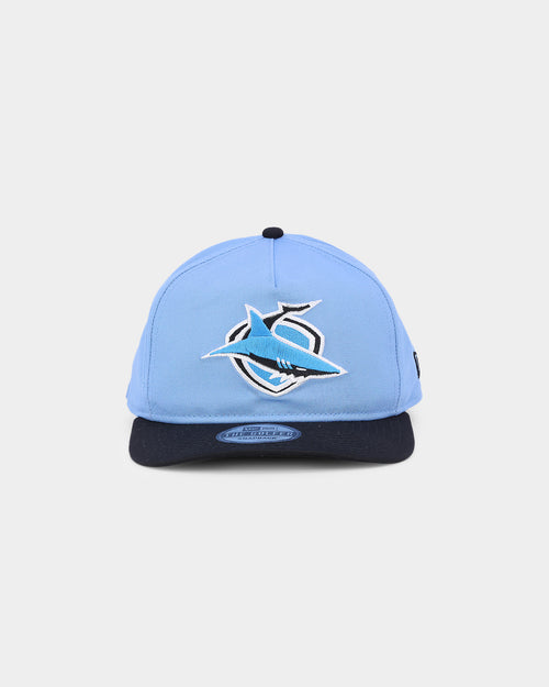 New Era Cronulla-Sutherland Sharks NRL '22 Old Golfer Snapback Pastel Blue