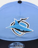 New Era Cronulla-Sutherland Sharks NRL '22 Old Golfer Snapback Pastel Blue