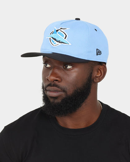 New Era Cronulla-Sutherland Sharks NRL '22 Old Golfer Snapback Pastel Blue