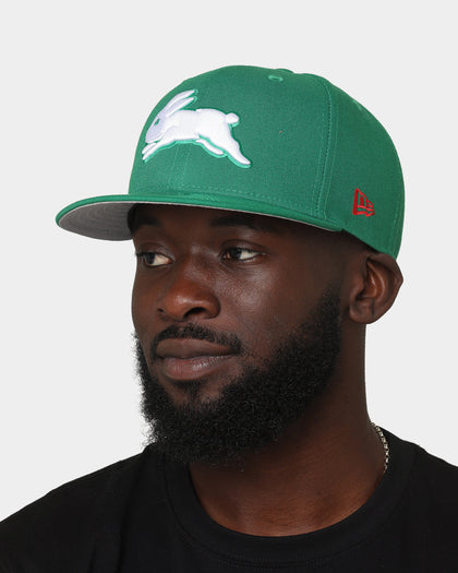 New Era South Sydney Rabbitohs NRL Kick Off 2022 9FIFTY Snapback Official Team Colours Green