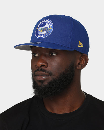 New Era Parramatta Eels NRL Kick Off 2022 9FIFTY Snapback Official Team Colours Blue