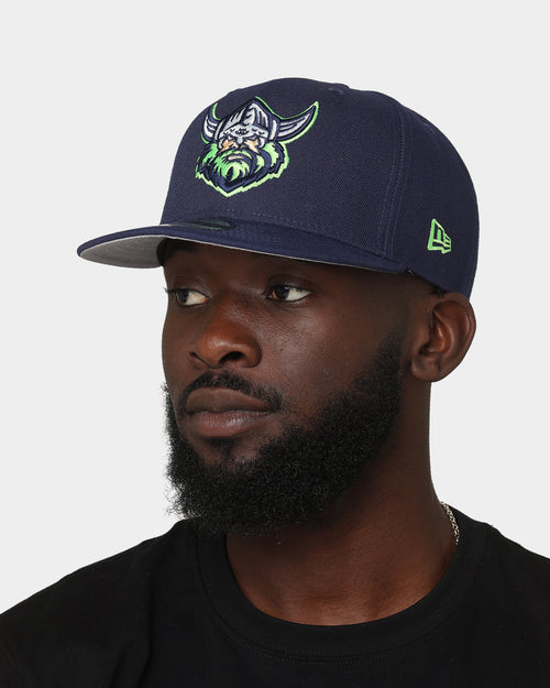 New Era Canberra Raiders NRL Kick Off 2022 9FIFTY Snapback Official Team Colours Navy/Bright Green
