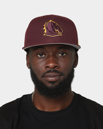 New Era Brisbane Broncos NRL Kick Off 2022 9FIFTY Snapback Official Team Colours Dark Purple
