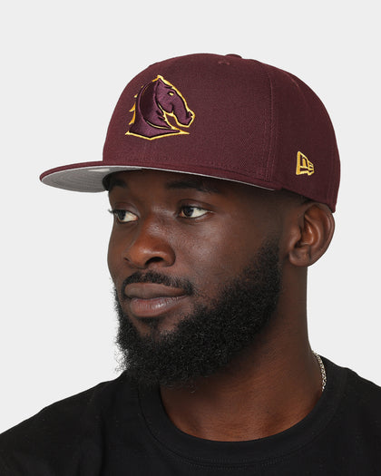 New Era Brisbane Broncos NRL Kick Off 2022 9FIFTY Snapback Official Team Colours Dark Purple