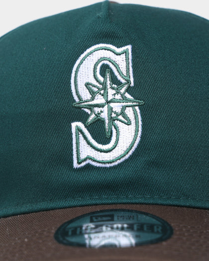 New Era Seattle Mariners 'Beef & Broccoli' Old Golfer Snapback Green/Brown