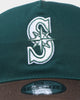New Era Seattle Mariners 'Beef & Broccoli' Old Golfer Snapback Green/Brown
