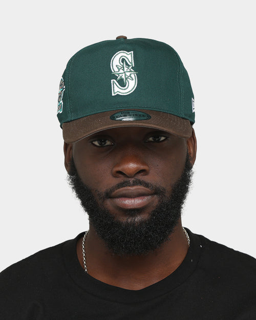New Era Seattle Mariners 'Beef & Broccoli' Old Golfer Snapback Green/Brown