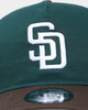 New Era San Diego Padres 'Beef & Broccoli' Old Golfer Snapback Green/Brown