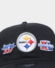 New Era Pittsburgh Steelers 'Super Bowl Past Champions' Old Golfer Strapback Black