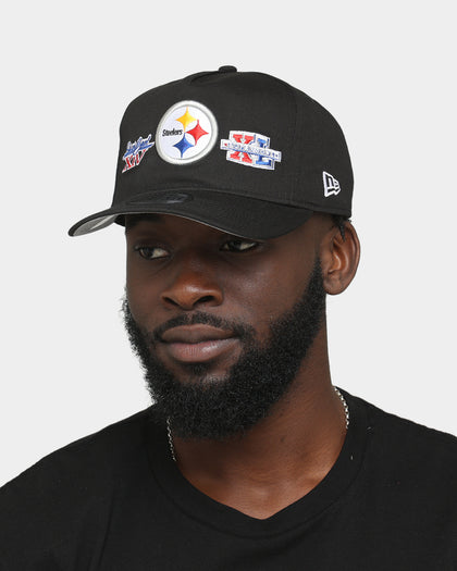 New Era Pittsburgh Steelers 'Super Bowl Past Champions' Old Golfer Strapback Black