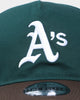New Era Oakland Athletics 'Beef & Broccoli' Old Golfer Snapback Green/Brown