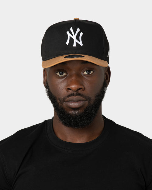 New Era New York Yankees Golfer Snapback Black/Wheat