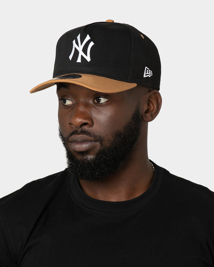 New Era New York Yankees Golfer Snapback Black/Wheat