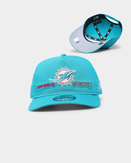 New Era Miami Dolphins 'Super Bowl Past Champions' Old Golfer Strapback Teal