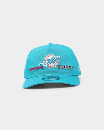 New Era Miami Dolphins 'Super Bowl Past Champions' Old Golfer Strapback Teal