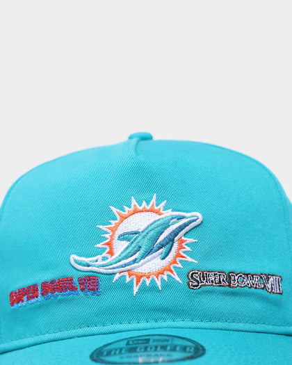 New Era Miami Dolphins 'Super Bowl Past Champions' Old Golfer Strapback Teal
