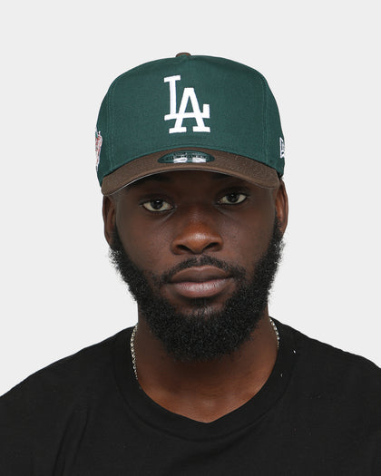 New Era Los Angeles Dodgers 'Beef & Broccoli' Old Golfer Snapback Green/Brown