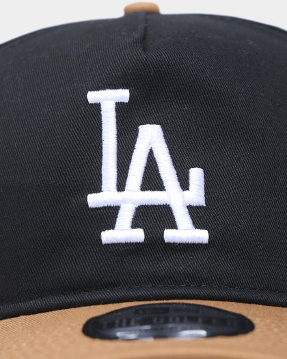 New Era Los Angeles Dodgers Golfer Snapback Black/Wheat