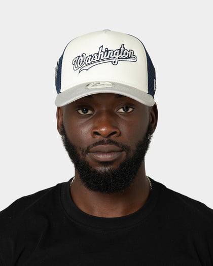 New Era Washington Nationals 'Retro G-Town' 9FORTY A-Frame Snapback Oceanside Blue