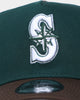 New Era Seattle Mariners 'Beef & Broccoli' 9FORTY A-Frame Snapback Green/Brown