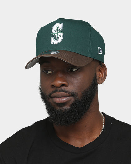 New Era Seattle Mariners 'Beef & Broccoli' 9FORTY A-Frame Snapback Green/Brown