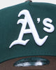 New Era Oakland Athletics 'Beef & Broccoli' 9FORTY A-Frame Snapback Green/Brown