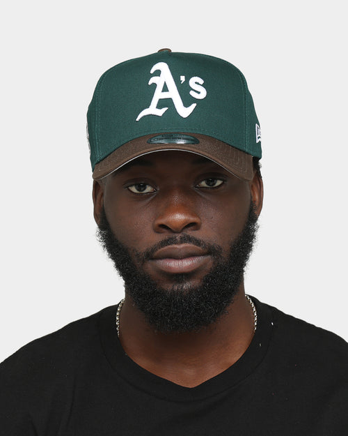 New Era Oakland Athletics 'Beef & Broccoli' 9FORTY A-Frame Snapback Green/Brown