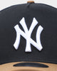 New Era New York Yankees 9FORTY A-Frame Snapback Black/Wheat