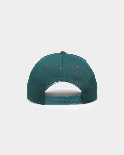 New Era Los Angeles Dodgers 'Beef & Broccoli' 9FORTY A-Frame Snapback Green/Brown
