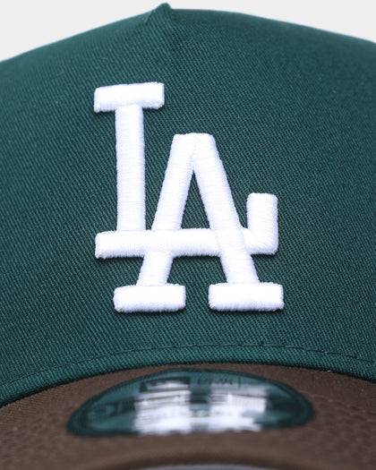 New Era Los Angeles Dodgers 'Beef & Broccoli' 9FORTY A-Frame Snapback Green/Brown