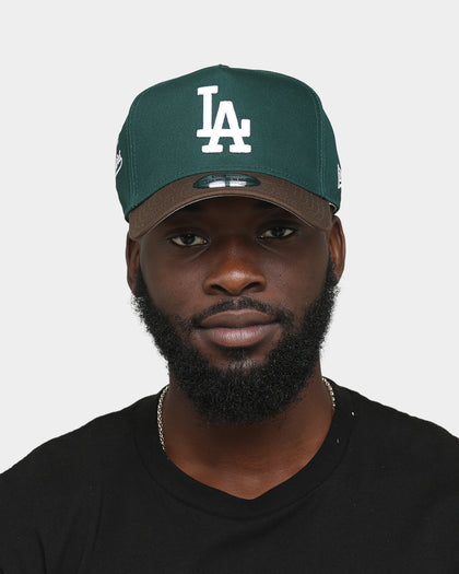 New Era Los Angeles Dodgers 'Beef & Broccoli' 9FORTY A-Frame Snapback Green/Brown