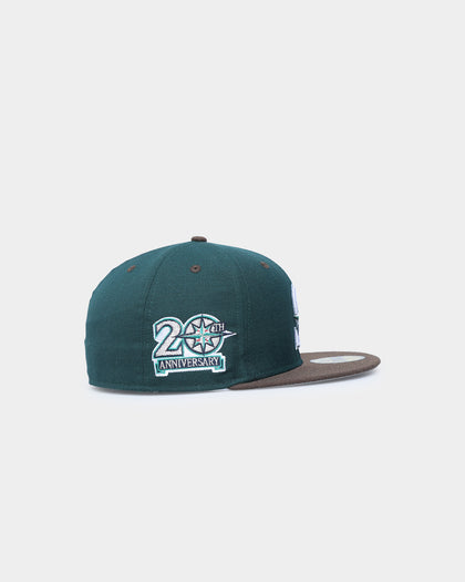 New Era Seattle Mariners 20th Anniversary "Beef & Broccoli" 59FIFTY Fitted Green/Brown
