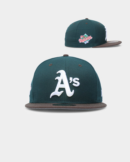 New Era Oakland Athletics World Series "Beef & Broccoli" 59FIFTY Fitted Green/Brown