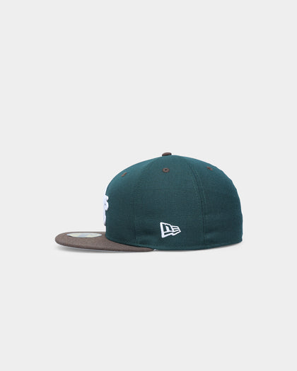 New Era Oakland Athletics World Series "Beef & Broccoli" 59FIFTY Fitted Green/Brown