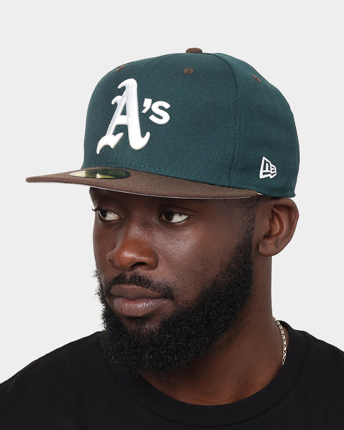 New Era Oakland Athletics World Series "Beef & Broccoli" 59FIFTY Fitted Green/Brown
