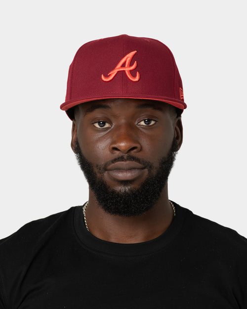New Era Atlanta Braves 'Certified Lover' 59FIFTY Fitted Cardinal