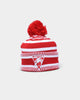 New Era Sydney Swans AFL Opening Bounce 2022 Pom Wordmark Beanie Red