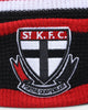 New Era St Kilda Saints 'AFL 2022' Pom Waffle Knit Beanie Black